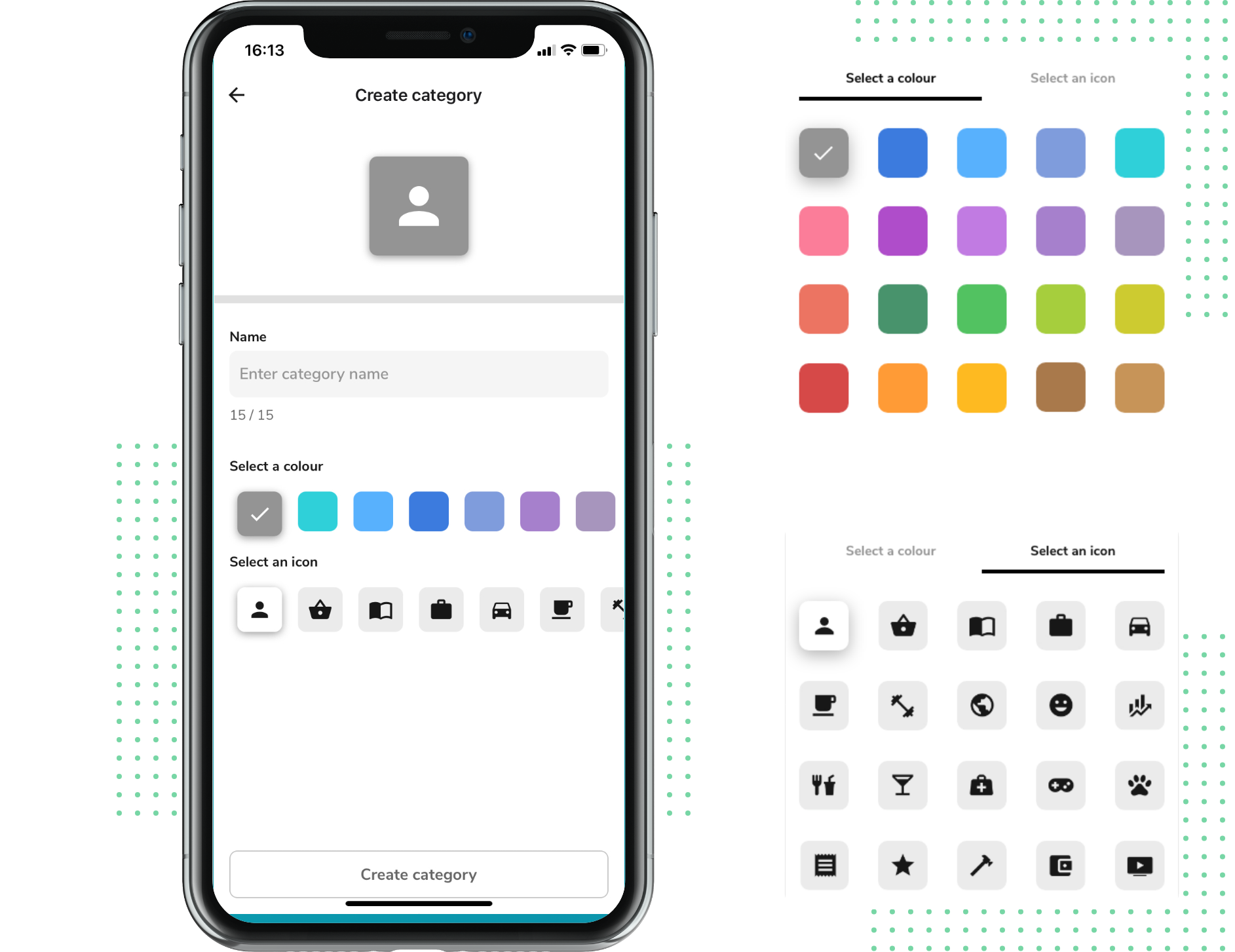MDN mobile interface in an app and wrapper.